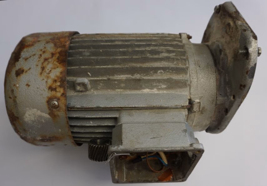 EP Mot, 1 PhasenGetriebemotor 230 V, 4 pol, 1,3 KW, neu-wickeln-neu-lagern-sonderflanschmotor nicht ersetzbar, neu wickeln, im Bild der EP Motor ohne Getriebe