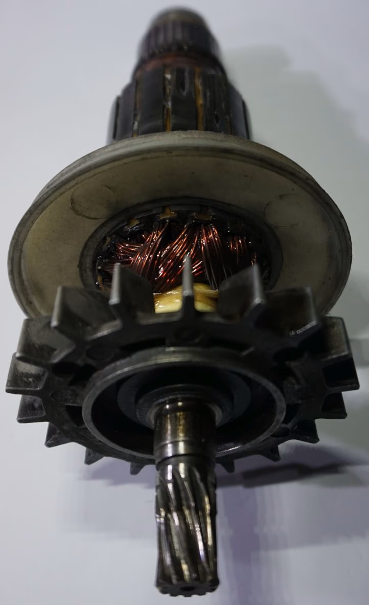 Einphasen Kollektor Motoren, 230 V Netz, AC Anker Kernlochbohrmaschine mit Kollektor, im Bild noch eine Kernlochbohrmaschine